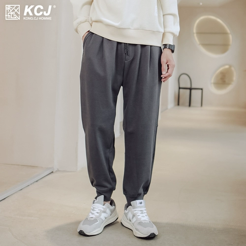 Мужские штаны, осенние, свободный крой, 2021 года