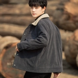 Утепленный пуховик, бархатная вельветовая куртка