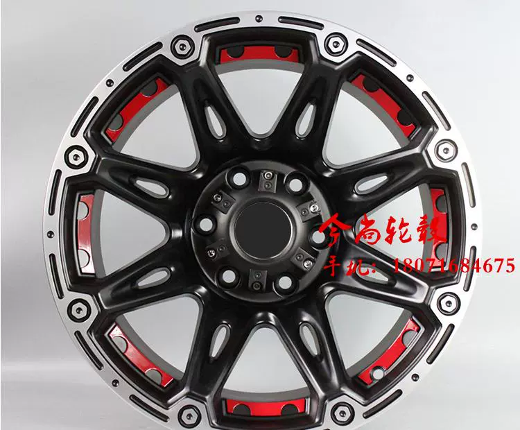 Bộ chuyển đổi bánh xe off-road âm bản lớn 16/17 inch Beiqi BJ40 Paladin hống hách Prado LC80 Mitsubishi V33 - Rim