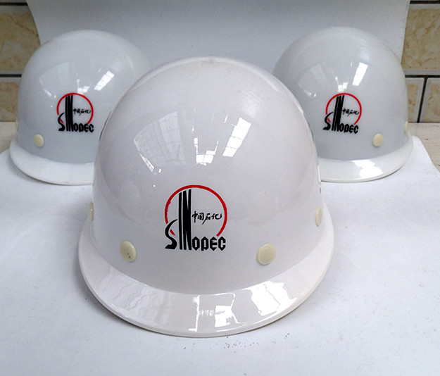 Sinopec ten COMPANY CONSTRUCTION SITE SAFETY HELMET HEAD ANTI-STAB-PROOF PIERCING AIR SAFETY PETROCHEMICALS PETRIFIED WHITE HAT CUSTOM