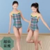 NSA Đệm Trẻ em Chuyên nghiệp Áo tắm Tam giác Một mảnh Nữ sinh Trung học Học sinh Trung học Cơ sở Đồ bơi Mỏng Mỏng Đào tạo Trẻ lớn - Bộ đồ bơi của Kid