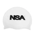 2019 NSA silicone không thấm nước mũ bơi nữ màu trắng trẻ em thiết bị bơi nam màu rắn không cuốc - Mũ bơi Mũ bơi