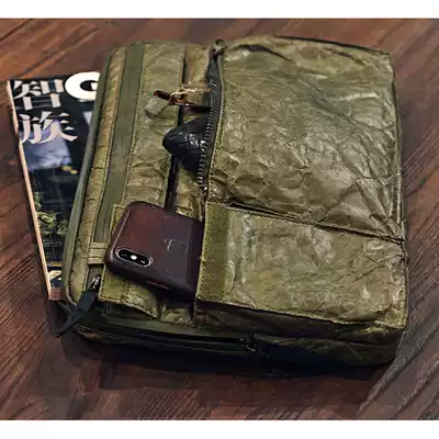 2021 new trendy bag half fan original dupont paper clutch casual 13-inch computer bag Ipad bag armpit bag