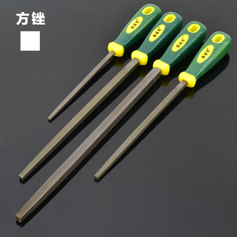 Weiss Square Filing Knife Bicolor Rubber Handle Mid Tooth Square Filing Knife Orthopedic Edge Filing Fitter File-Taobao