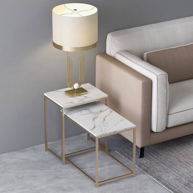 Nordic Light Lavish Rockboard Sofa Sides A Few Side Cabinets Retractable Side Table Corner A Few Modern Minima Home Living Room Small Tea Table