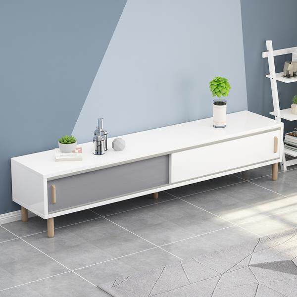 Northern Europe light luxury and minimal TV cabinet tea modern minimal small household TV cabinet wall cabinet