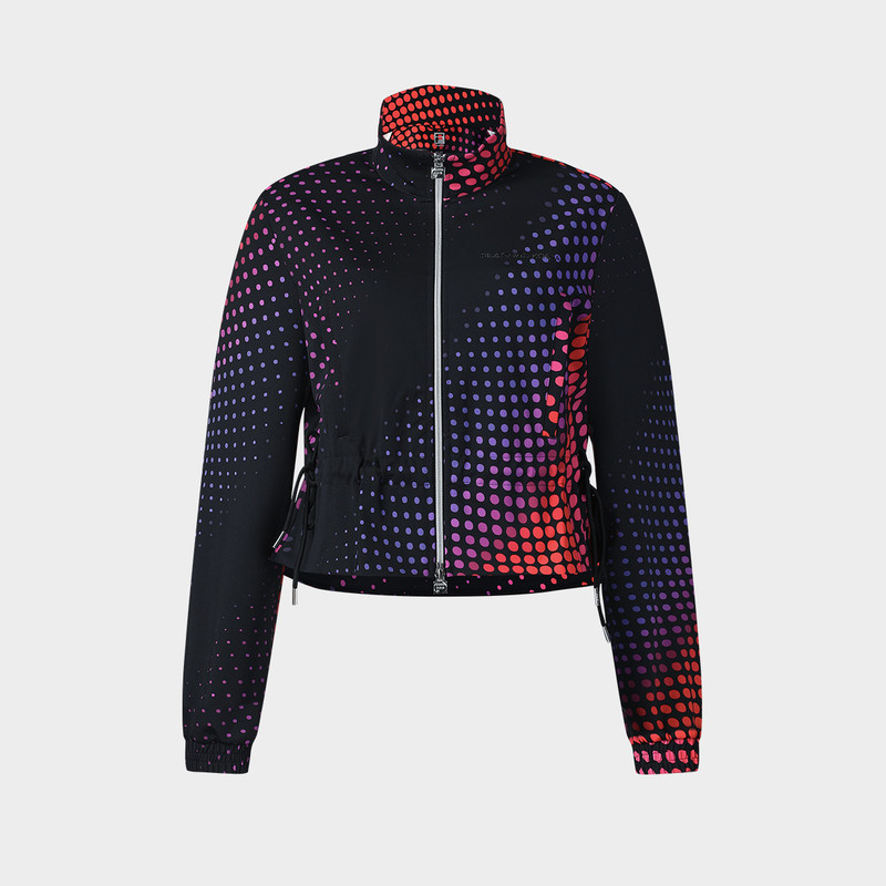 Fila Tennis Sports Jacket for Women, Loose Fit, Stand-Up Collar, Versatile for Daily Wear, Knitted Long-Sleeve Jacket A11W523503