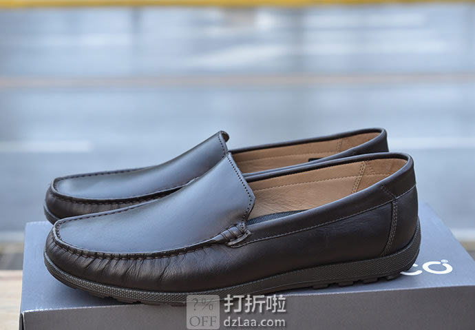 ECCO 爱步 Reciprico 莫克系列 一脚套 男式莫卡辛鞋 驾车鞋 镇店之宝￥506 两色可选 中亚Prime会员免运费直邮到手约￥564
