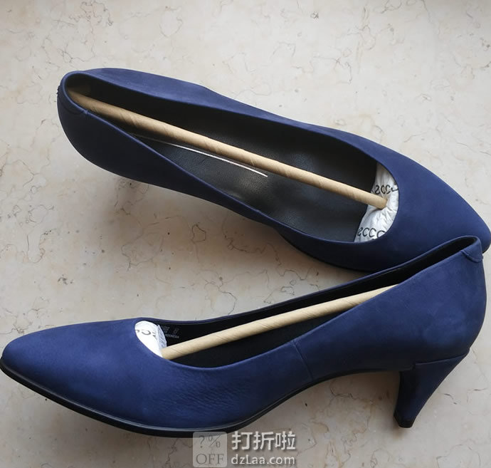 ECCO 爱步 Shape 45 型塑45 女式浅口单鞋 高跟鞋 38码 镇店之宝￥386 中亚Prime会员免运费直邮到手约￥487