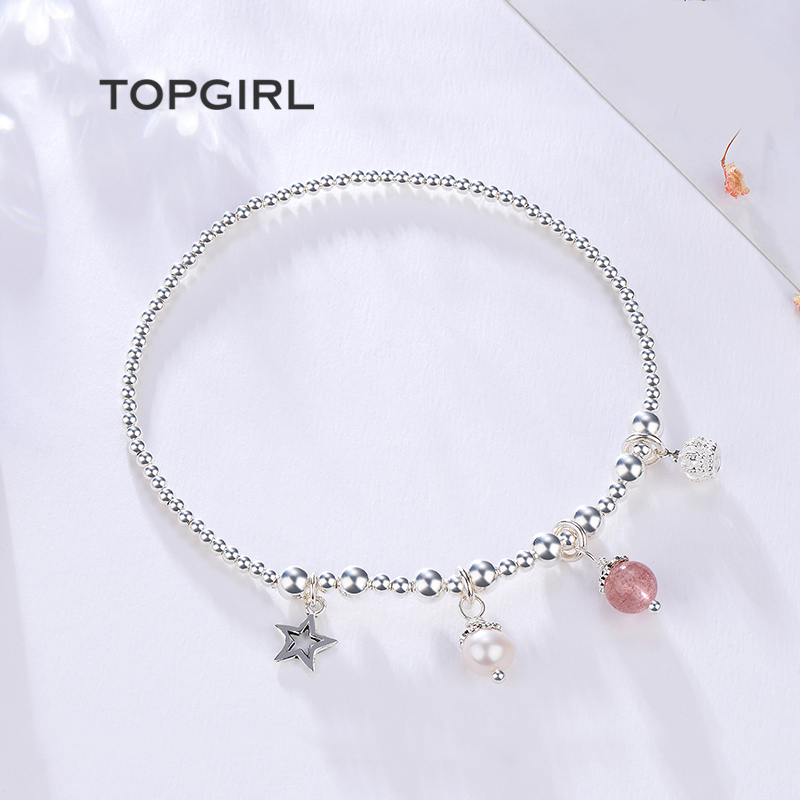 Bracelet de cheville Femme TOPGIRL en Argenterie - Ref 3104555 Image 3