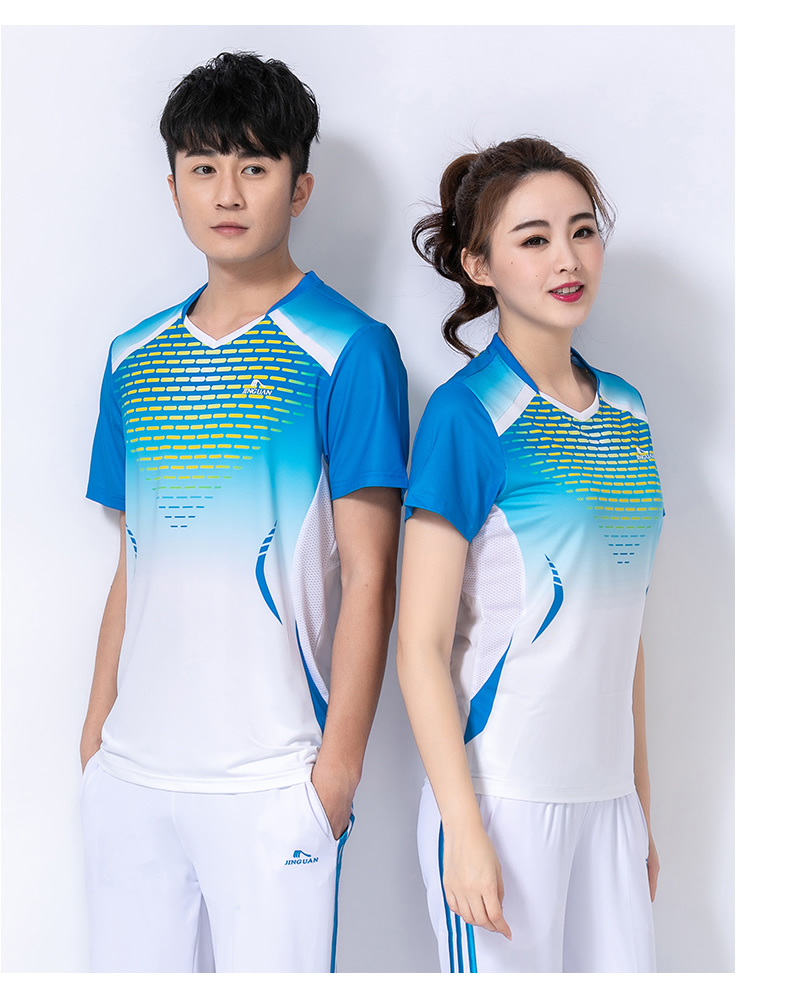 Quần áo thể thao Jinguan tay ngắn trong mơ đội mới hiệu suất thời trang quần áo Jiamusi quần áo thể thao bóng mềm - Thể thao sau bộ nỉ nike