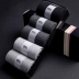 Vớ cotton nam màu đen Nam cực mùa xuân và mùa thu khử mùi thấm hút mồ hôi kinh doanh cotton trong ống cotton bốn mùa vớ nam vớ nam cổ cao Vớ nam
