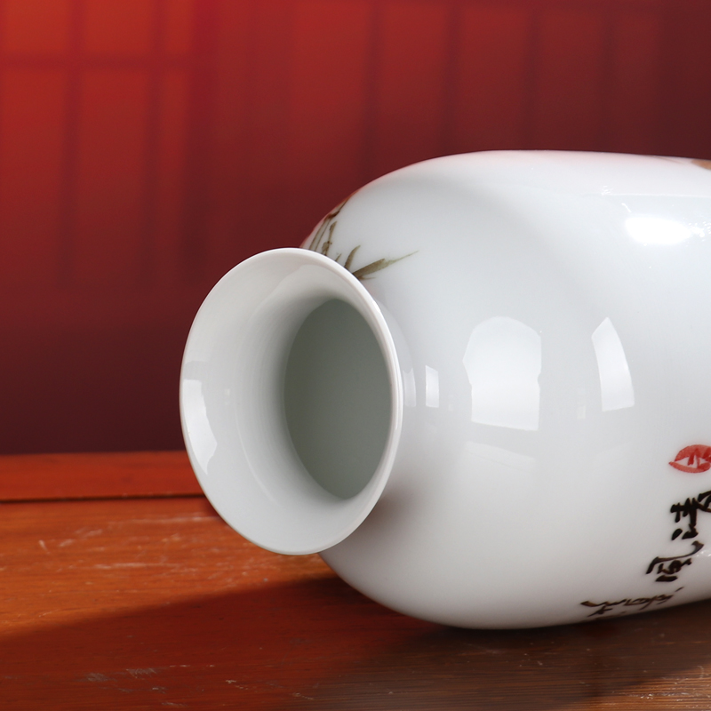 Bottle name plum by furnishing articles sitting room flower arrangement of jingdezhen ceramics decoration hand - made creative gifts