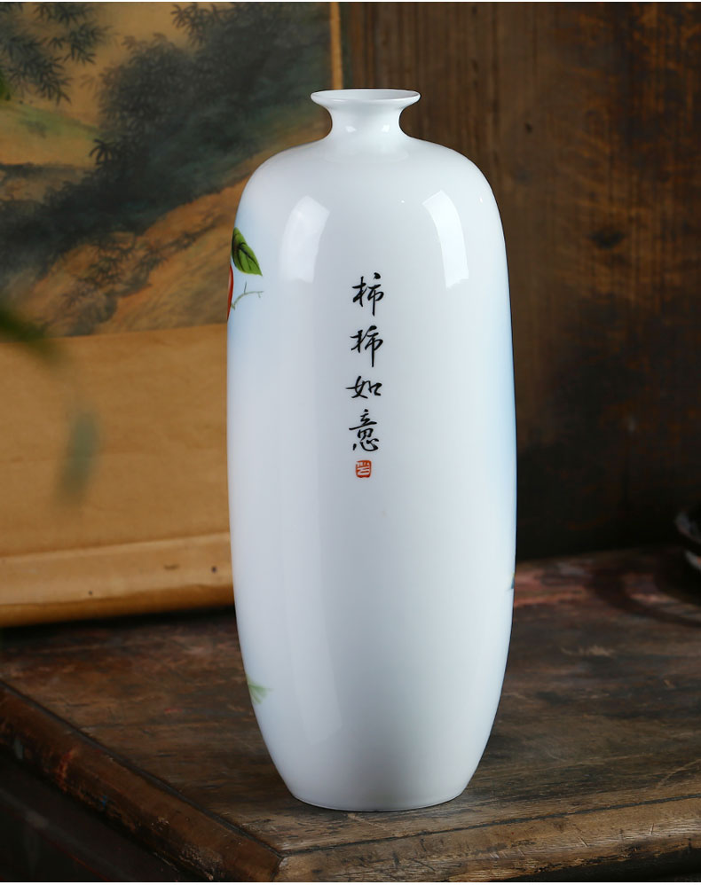 Jingdezhen ceramic gift packaging vase furnishing articles flower arranging porcelain bottle gifts home sitting room adornment handicraft