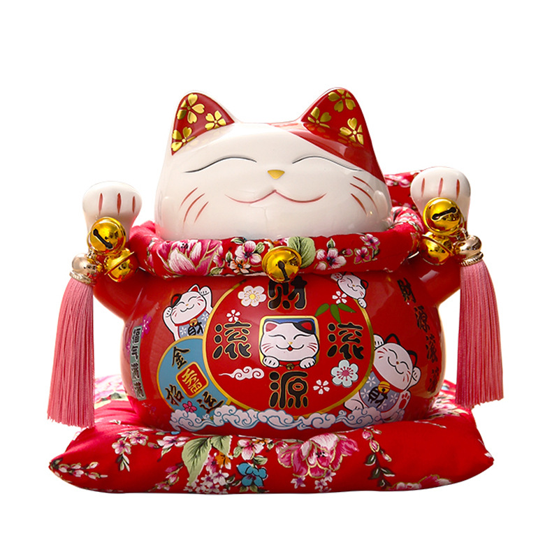 Plutus cat large furnishing articles furnishing articles piggy bank shops the opened creative gift household ceramics decoration