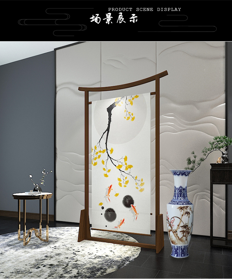 Be born blue and white porcelain vases, jingdezhen ceramics furnishing articles sitting room dry flower arranging flowers, hand - made decorative handicrafts