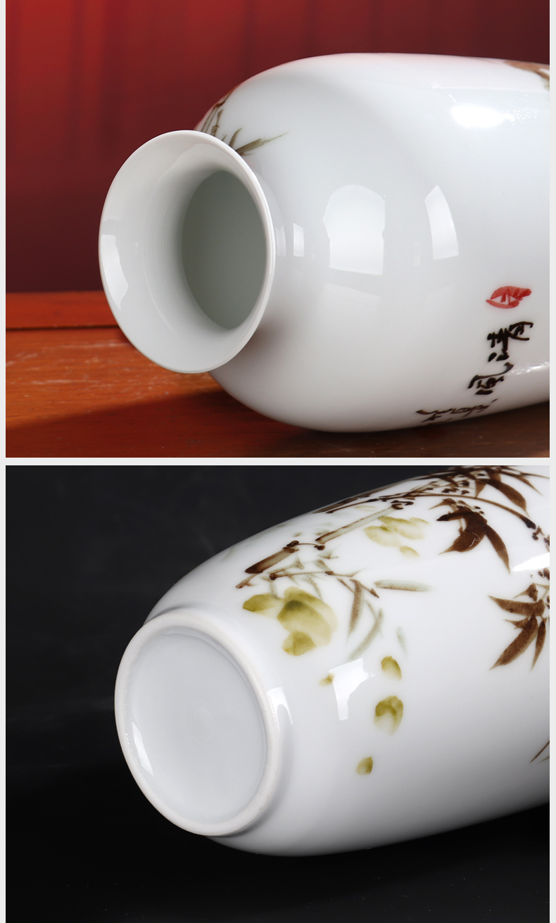 Bottle name plum by furnishing articles sitting room flower arrangement of jingdezhen ceramics decoration hand - made creative gifts