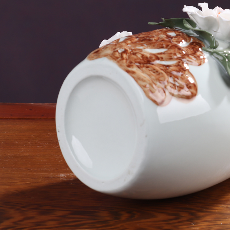 American light key-2 luxury high - grade household adornment ceramics vase continental dried flower arranging flowers sitting room porch place by hand