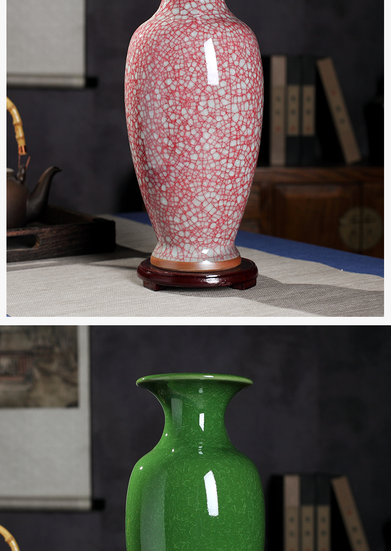 White antique up creative jingdezhen ceramics vase furnishing articles sitting room dry flower arranging flowers home decoration arts and crafts