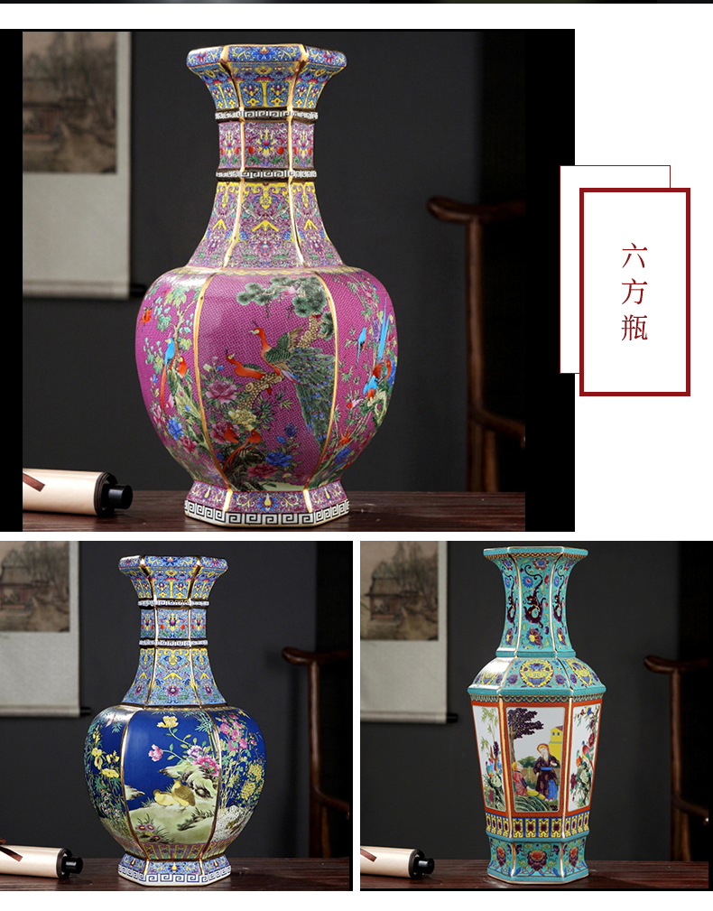 Manual hand - made vases furnishing articles flower arranging jingdezhen ceramics from the sitting room porch decoration office study arts and crafts