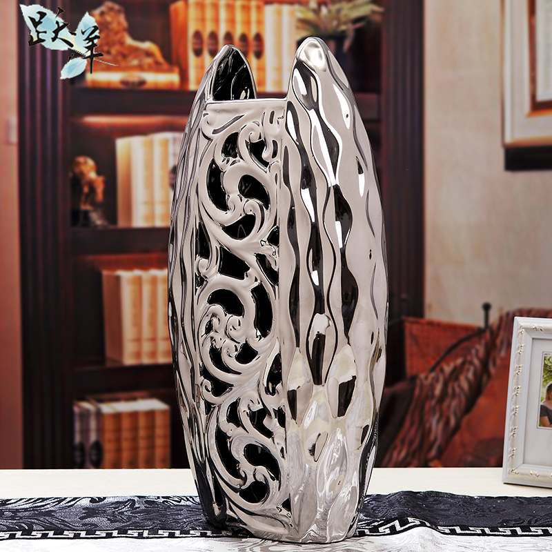 European vase furnishing articles ceramic table land contracted sitting room TV cabinet accessories creative home American arts and crafts