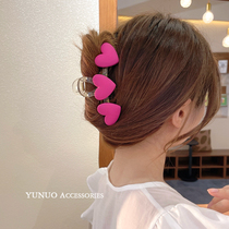 Day series sweet and loving hairpin female rear brain spoon grip holder South Korean clamp head decorated with large disc haircut shark clamp hair arrest