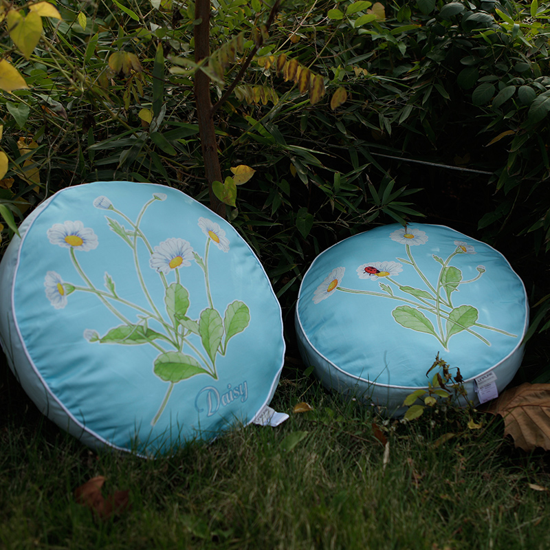 Blue platinum new decoration pillow cushion pillow cushion pillow - cotton fabric pastoral wind