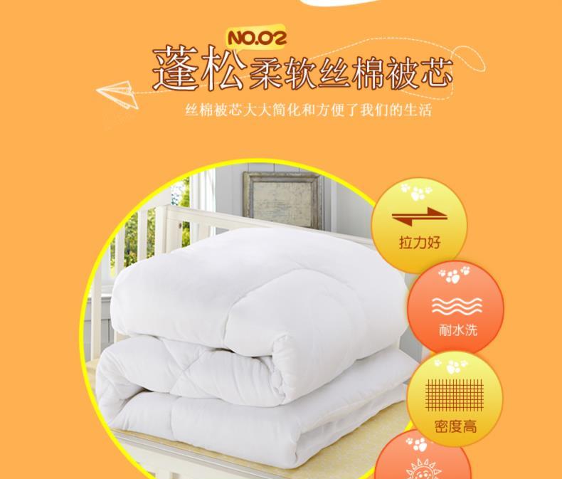 Phim hoạt hình Bộ đồ giường Mẫu giáo Chăn ba mảnh Xanh lục Bộ đồ dùng học tập cho bé Bộ đồ quản lý lớp mỏng - Bộ đồ giường trẻ em 	bộ chăn ga gối cho bé đi học	