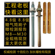 Chemical bolt Chemical anchor Chemical expansion bolt Screw m8m10m12m14m16m18m20m24