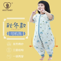 Спящий мешок с Austtbaby осенью и зимние детские валотные сезоны, сезоны и спальные мешки, весенние сумки весеннее детское стеганое одеяло
