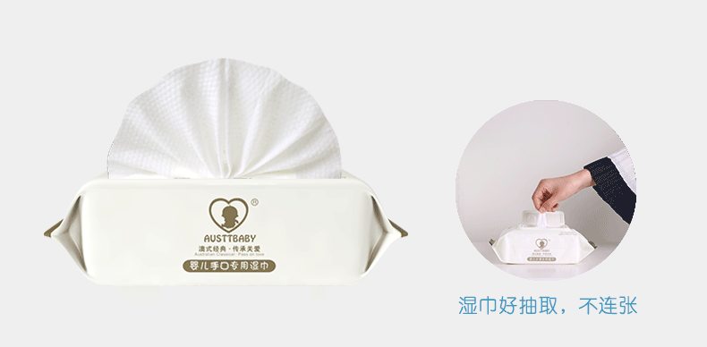 AUSTTBABY Khăn lau trẻ sơ sinh không mùi hương Bao gồm 80 miếng tiết kiệm với 24 gói khăn lau trẻ em - Khăn ướt khăn ướt bobby