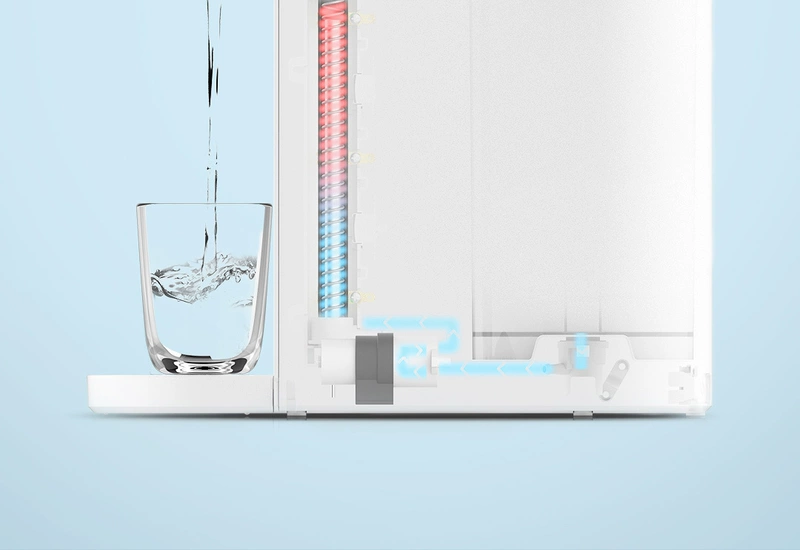 Hãy tưởng tượng rằng bình nóng lạnh kê một nút thông minh máy tính để bàn nóng thông minh nhà máy pha trà mini 6 đoạn nước
