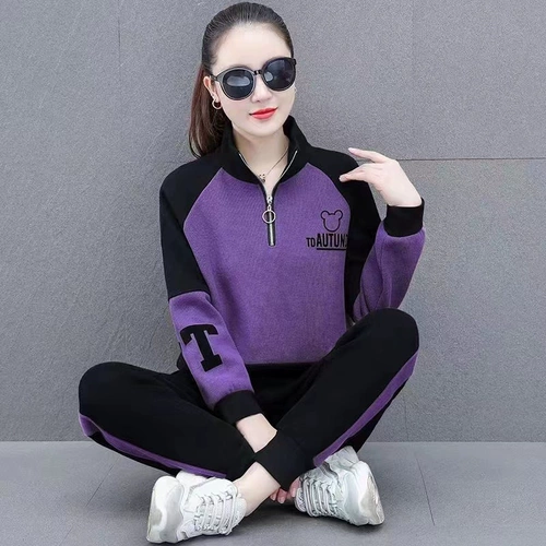 Спортивный костюм, комплект, свитшот, большой размер