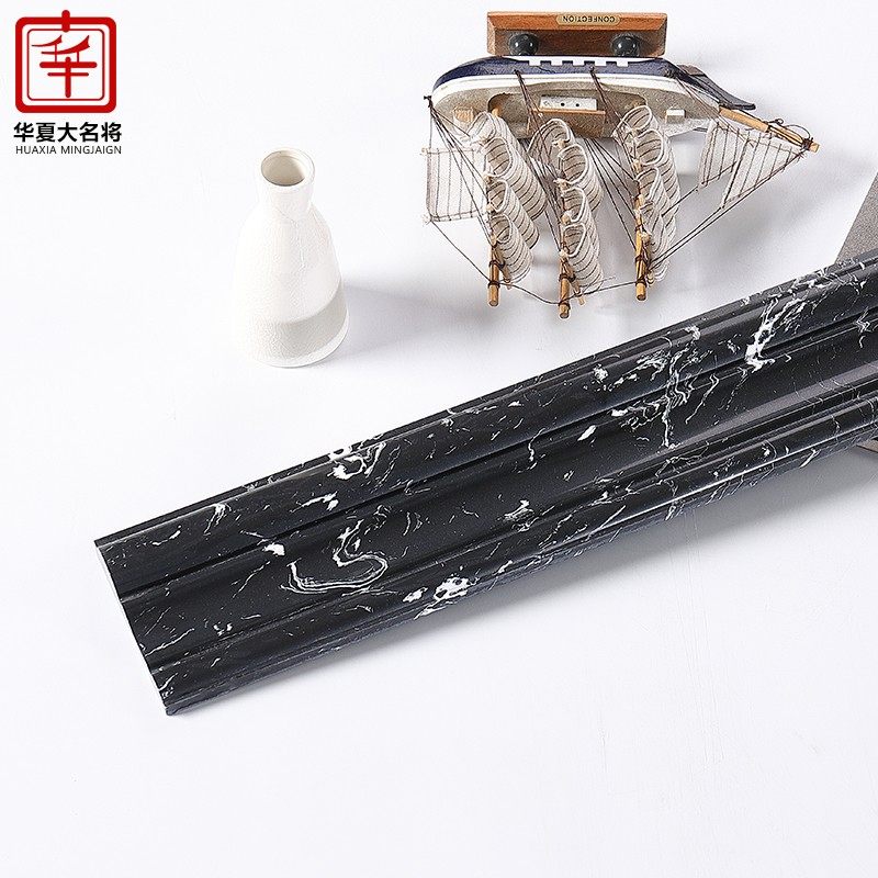 Silver white dragon marble whole body door cover edge black stone line balcony pass background wall window frame elevator room