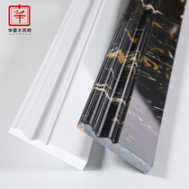 Marble skirting board living room tile floor foot line artificial stone waist line decorative floor tile wave wire closing edge strip