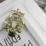 Антикварная брошь, ювелирное украшение из жемчуга, булавка, аксессуар на лацкан, подвеска, с драгоценным камнем