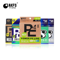 Japans AKFS AKFS Luya PE line fly second generation and second generation 8-braid super long-range fishing line 100 150 meters