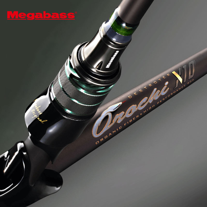 Japanese Megabass Orochi X10 Long-Casting Fishing Rod for Snakehead, Mandarin Fish, and Bass