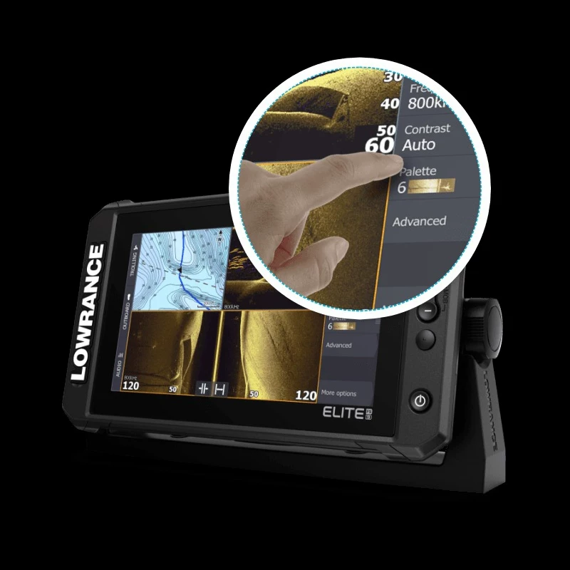 Эхолот Lowrance ELITE FS, 7/9" картплоттер с ActiveTarget сонаp, опционально радар и 3-в-1 датчик