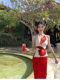 Swimsuit for women Zhao Lusi 2025 new adult stunning split sexy pure desire Thai hot spring vacation three-piece set
