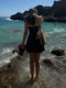 Zhong Chuxi's Same Style Swimsuit for Women, High-End 2025, Covers the Body, Stunning One-Piece, Pure and Alluring, Suitable for Seaside Vacations, Water Parks, and Hot Springs