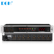 DGH Professional 8-way power sequencer 10-way sequential controller socket manager voltage display with filtering