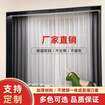 Ningbo customized stainless steel door cover door frame edge waterproof moisture-proof anti-fingerprint extremely narrow black titanium brushed edge