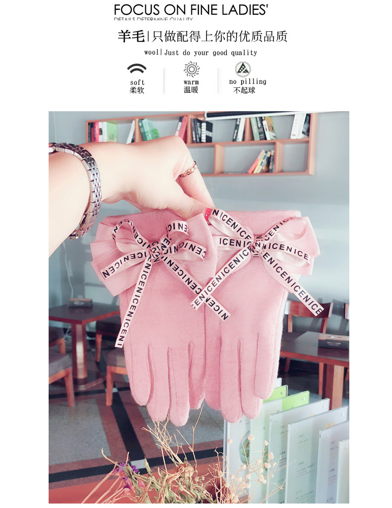 Gants pour femme BUBU en Laine cachemire - Ref 3153986 Image 8