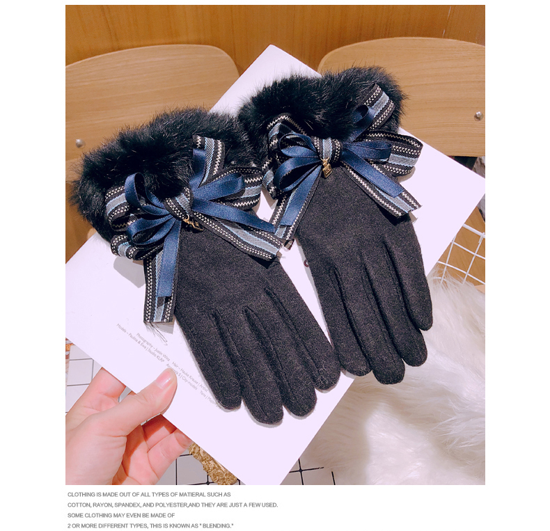 Gants pour femme BUBU en Laine cachemire - Ref 3154101 Image 13