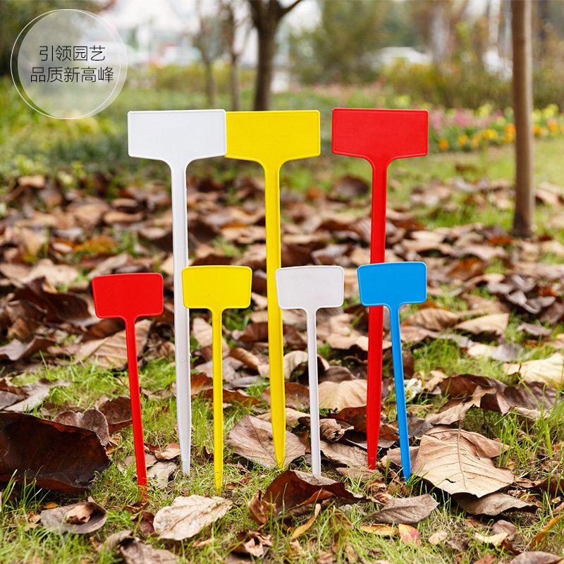 Gold Farmers Thicken Plastic Solid Gardening Inserts Multimeat Labels Plant Logo Placard Big Indication Signage