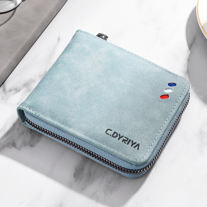 Wallet Men's Short Multi-Functional Driver's License Card Holder Student Stylish Zipper Small Wallet Large Capacity Leather Wallet Wallet Men's Short Multi-Functional Driver's License Card Holder Student Stylish Zipper Small Wallet Large Capacity Leather Wallet