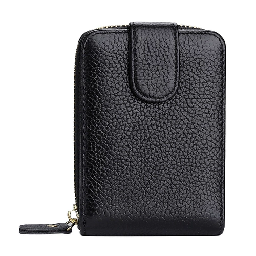 Мужской картхолдер, универсальный чехол для водительских прав, антимагнитный вместительный и большой бумажник, из натуральной кожи