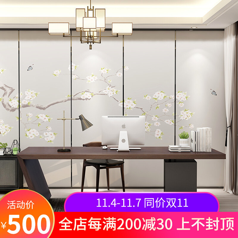 Loft retro desk solid wood computer desk desktop industrial style simple modern iron boss desk creative desk