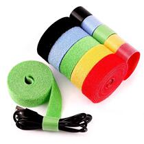Ready-stock data cable management tape can be cut back to back Velcro straps Velcro straps and hook-and-loop straps can be customized